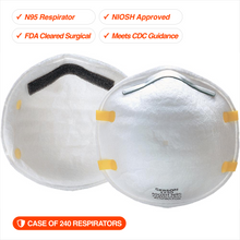 240 N95 Respirators | NIOSH Approved | FDA Cleared | Made in USA